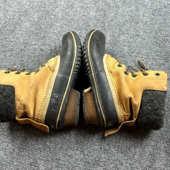 SOREL Women’s Slimpack II Lace Up Winter Snow Boot Tan/Black size: 8 - Picture 5 of 15